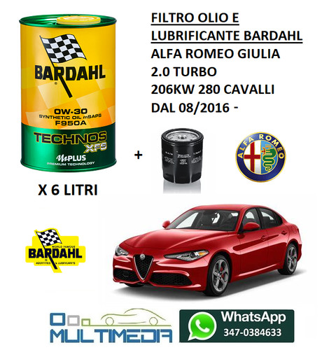 Filtro olio bardahl xfs - olio, e