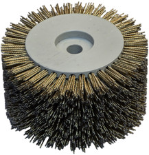 SPAZZOLA A RULLO ACCIAIO Ø