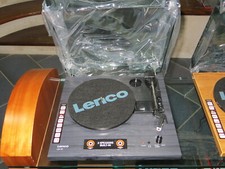 LENCO mod. LS 10 - WD giradischi compatto 33/45 colore LEGNO NERO