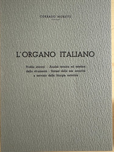 Organo italiano moretti - italiano,