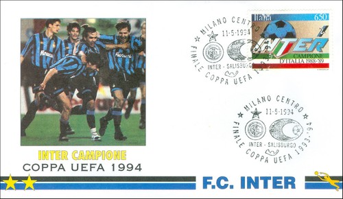 Busta filatelica 1994 inter - busta,