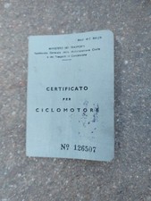 certificato Libretto