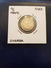 Moneta 1/2 franc 1968 Svizzera