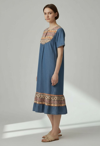 Abito jeans denim mumu - abito,