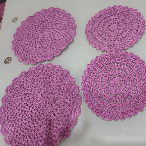 Set centrini uncinetto - set,