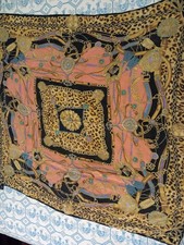 Foulard Iceblue Vintage Seta