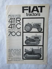 1964 Print AD Fiat 411R 411C