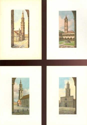 Set cartoline campanili - 14,