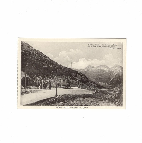 Cartolina giogo dello - giogo,