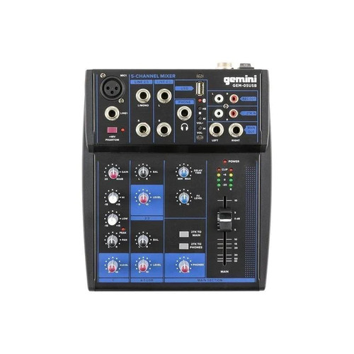 Gemini gem usb mixer 5 - gemini,
