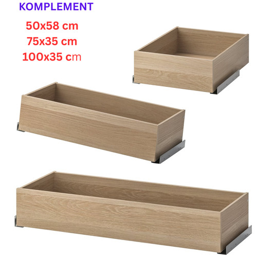 Cassetto pax effetto rovere - effetto,