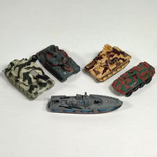 5x Micro Machines carri armati militari e nave Galoob vintage anni 90