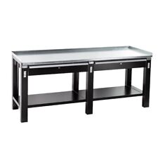 USAG 506 TAC 2000 BANCO BANCONE TAVOLO DA LAVORO PIANO IN ACCIAIO 200X70XH 86 CM