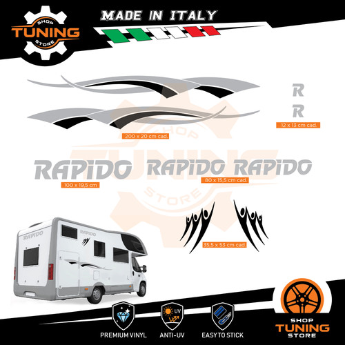 Kit adesivi camper - adesivi, rapido