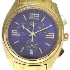 Orologio Longines Lungomare Cronografo Quarzo Uomo Quadrante Blu SS/GP L3.633.2