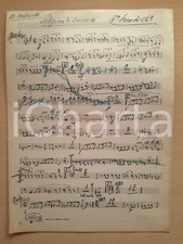1930 ca Mario MARIOTTI Selezione di successi - Spartito 2^ tromba Sib AUTOGRAFO