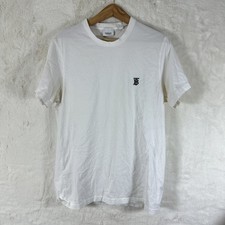 T-shirt Burberry bianca con