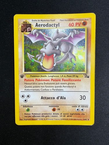 Pokemon aerodactyl fossil - aerodactyl, 1/62