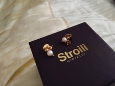 orecchini oro e perle