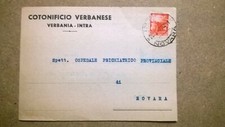 Cartolina del 1947 cotonificio - cartolina,