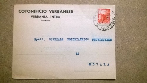 Cartolina del 1947 - , cotonificio