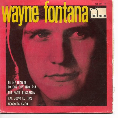 Wayne fontana spain 1966 - fontana,
