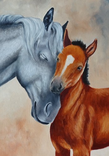 Quadro cavallo puledro - quadro, arte
