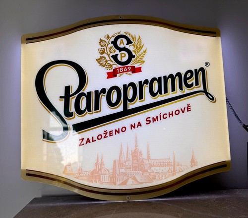 Insegna birra staropramen - birra,