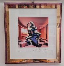 Mark Kostabi Serigrafia UV