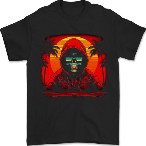 Retrowave scheletro con - retrowave,