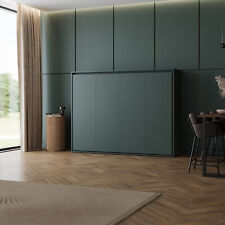 Armadio letto SMARTBett 140x200 - Orizzontale con struttura imbottita (M2, profo