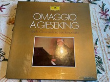 DGG Omaggio a Gieseking Bach Well Tempered clavier piano 4 lp box rare ed NM