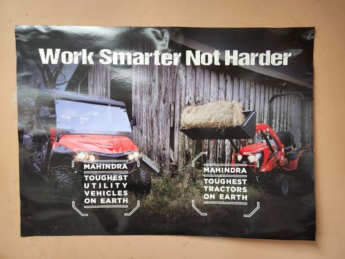 Poster 20x28 mahindra trattori - mahindra,