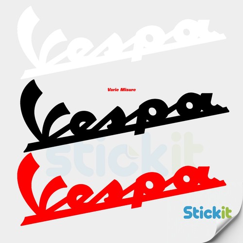 Adesivo prespaziato logo - logo, vespa