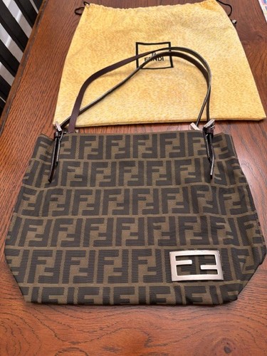 Fendi zucca canvas tote - fendi,