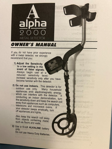 Teknetics alpha 2000 metal - alpha,