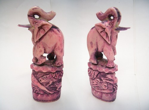 Statuetta con elefante - , in