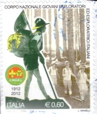 Italia Repubblica 2012 Giovani Esploratori usato