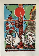 litografia firmata numerata Di