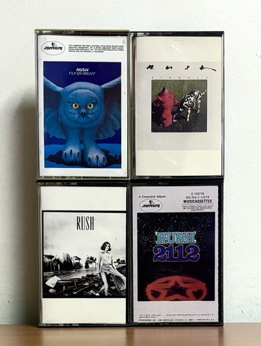 Rush cassette tape lot 4 - of,