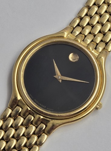 Movado unisex tono oro 32mm
