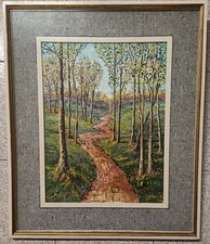 Quadro olio su tela Genovese