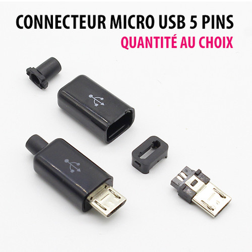 Connecteur micro usb mâle - connecteur,