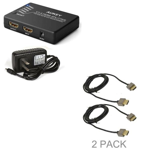 Aukey h02 1x4 - porte, hdmi