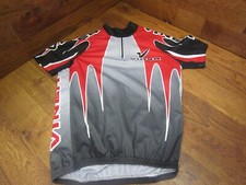 MAGLIA CICLISMO VINTAGE VINER MANICA CORTA - M - GRIGIO ROSSO 