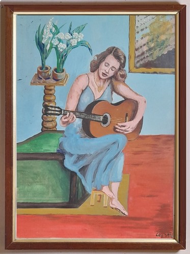 Arte naif ragazza che - naif,