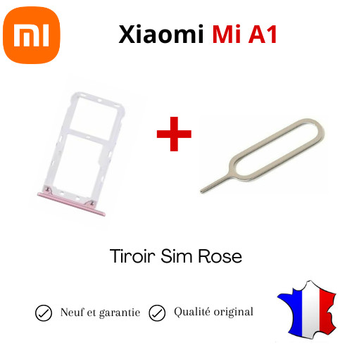 Tiroir sim rose pour - sim, xiaomi