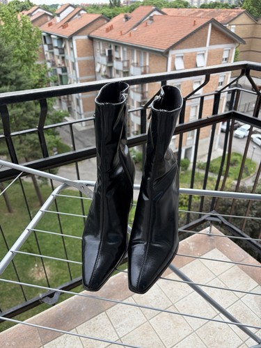Bershka black boots - 38, size