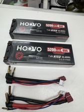 2 Batterie LiPo 7,4V 2S1P 5200 Mah 80C Xray Mugen Infinity Novarossi