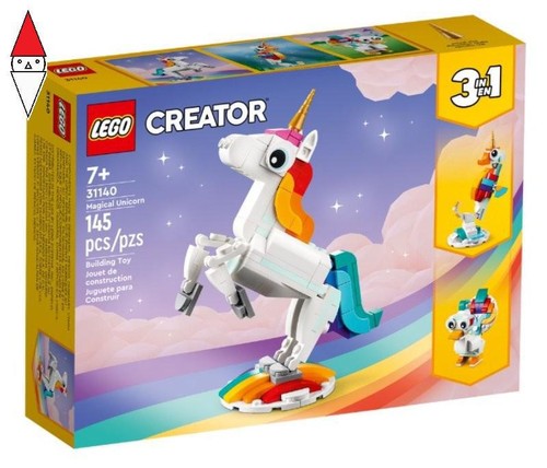 Costruzione lego unicorno - costruzione,